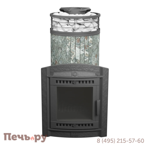 Печь банная Прометалл Атмосфера XL ламель + сетка фото 19