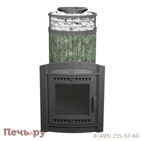 Печь банная Прометалл Атмосфера XL ламель + сетка фото 23