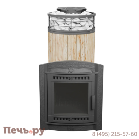 Печь банная Прометалл Атмосфера XL ламель + сетка с тоннелем фото 18