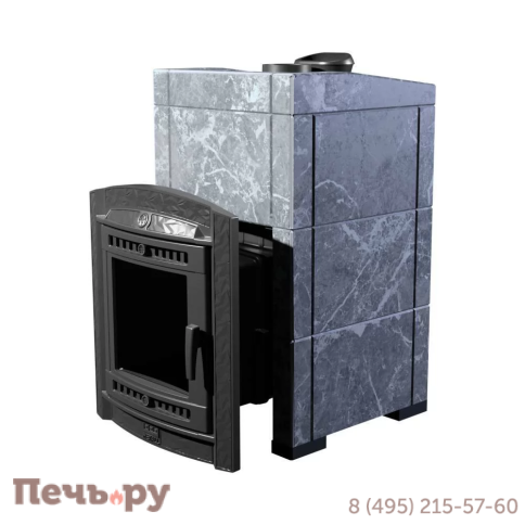 Печь банная Прометалл Атмосфера XL+ в облицовке Талькохлорит фото