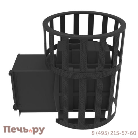 Печь Берёзка Воевода 15 ДТ-4 сетчатый кожух фото 2