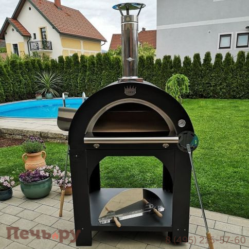 Печь Clementi Pulcinella Legna 60X60 Ramato фото 5