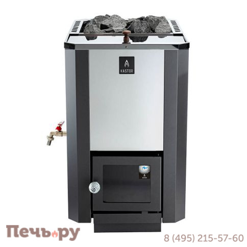 Печь для бани и сауны Kastor Karhu 20 ES с баком для воды фото
