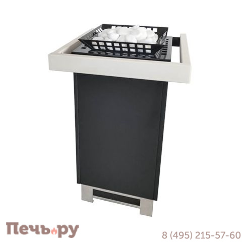 Печь для сауны Lang Kubo therm, 9 кВт, дополнительная сетка, поручни по трем сторонам фото