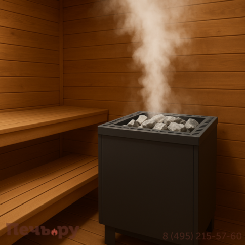 Печь для сауны Lang THERMOS noir 15 кВ фото 2