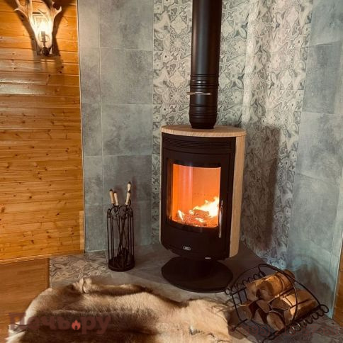 Печь камин ABX Arktis 8 поворотный фото 16