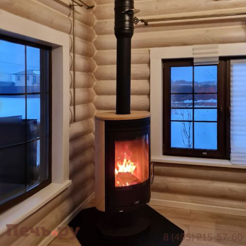 Печь камин ABX Arktis 8 поворотный фото 7