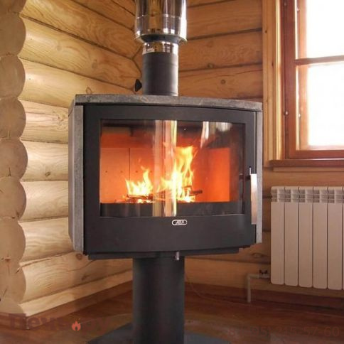 Печь камин ABX Bergen поворотный фото 4