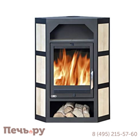 Печь камин ABX Lahti II угловой, керамика фото