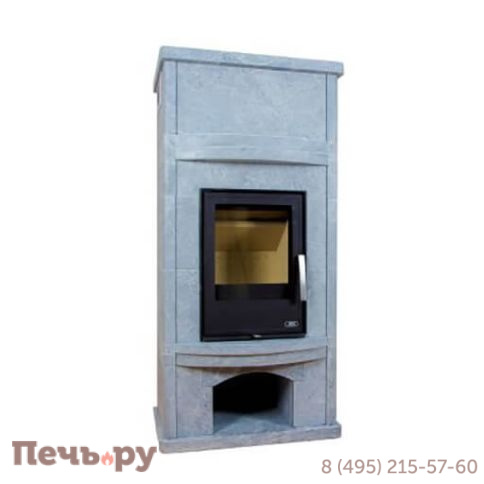 Печь камин ABX Rondo с топкой York KI в тальке фото