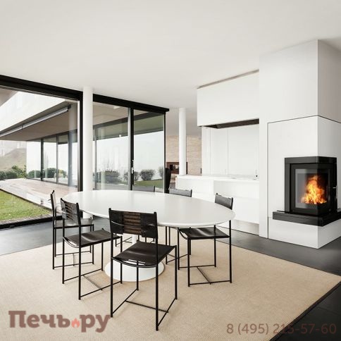 Печь-камин ABX Wells угловой фото 4