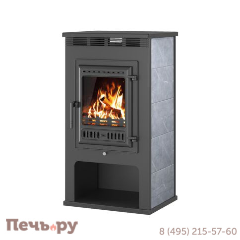 Печь Камин Aston 11кВт (180 м3) 150мм (Чугунная дверь) Амфиболит фото