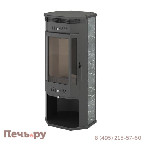 Печь камин Aston пристенно-угловой 11 кВт (180 м3), 150мм фото 7