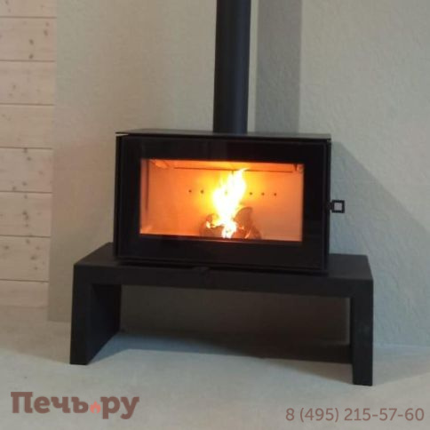 Печь камин Астов Куб 3С 800 на подиуме фото 9