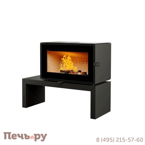 Печь камин Астов Куб 800 на подиуме фото 10