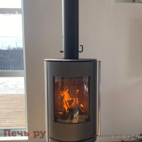 Печь-камин Астов R1.0 N (круглая задняя часть) фото 14