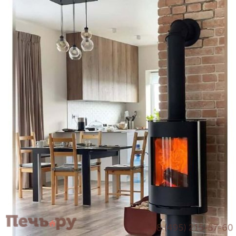 Печь-камин Астов R1 N сталь фото 6