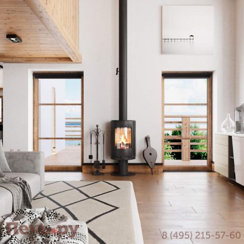 Печь-камин Астов R1 N сталь фото 7