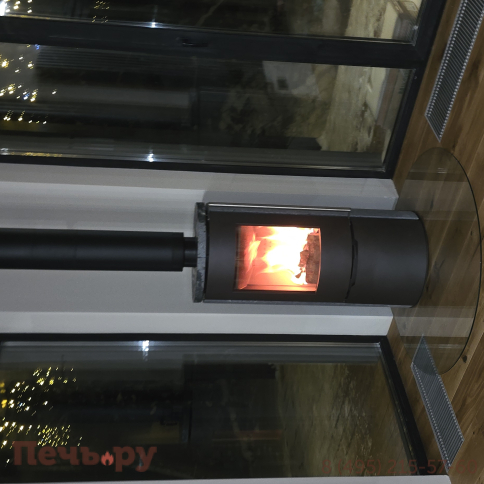 Печь камин Астов R1 на дровнике фото 21
