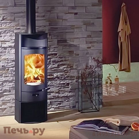 Печь камин Austroflamm Flok сталь/керамическая ниша фото 3