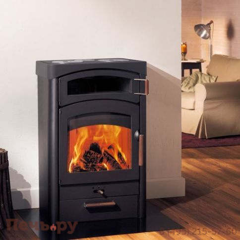 Печь камин Austroflamm Pallas Back сталь фото 3