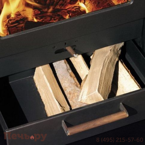 Печь камин Austroflamm Pallas сталь фото 3