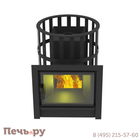Печь-камин Берёзка Флагман 15 сетчатый кожух фото 2