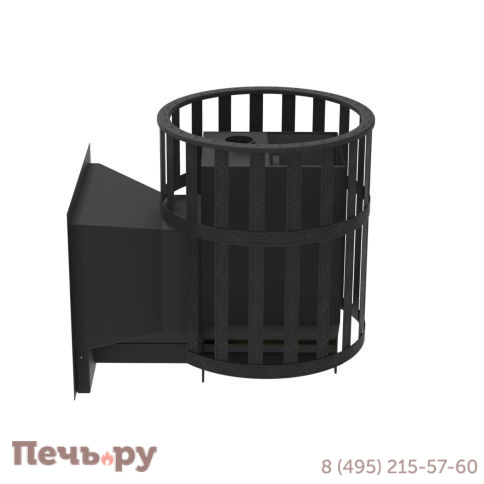 Печь-камин Берёзка Флагман 15 сетчатый кожух фото 3