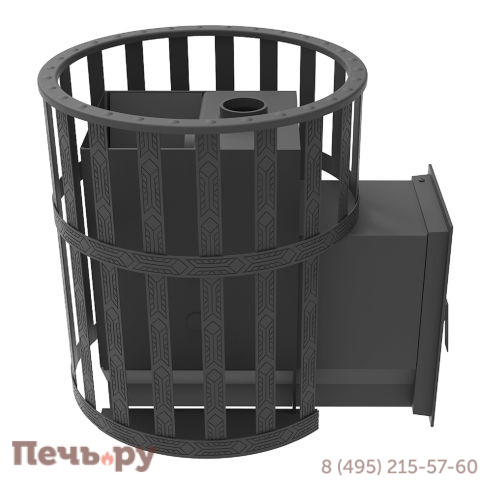 Печь камин Берёзка Викинг 15 Д2 сетчатый кожух фото 4