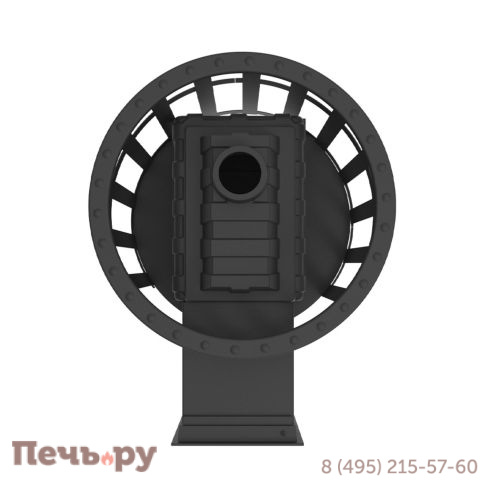 Печь камин Берёзка Воевода 20 Д-2 сетчатый кожух фото 3