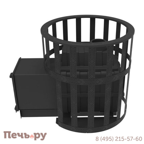 Печь камин Берёзка Воевода 20 ДТ-4 сетчатый кожух фото 2