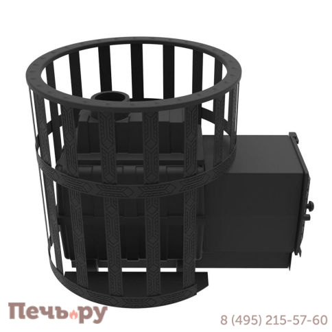 Печь камин Берёзка Воевода 20 ДТ-4 сетчатый кожух фото 4