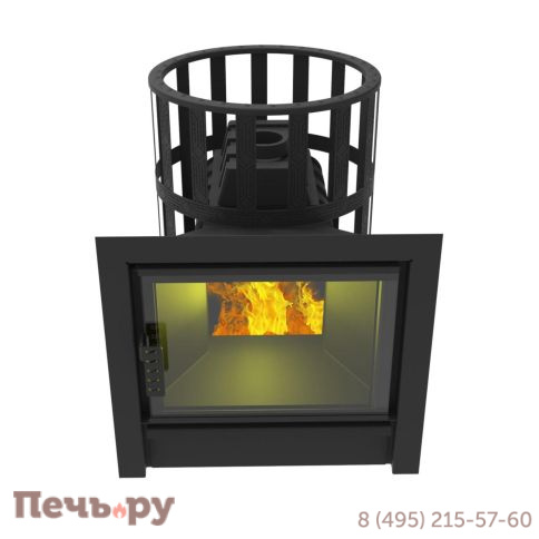 Печь камин Берёзка Воевода Флагман 15 сетчатый кожух фото 3