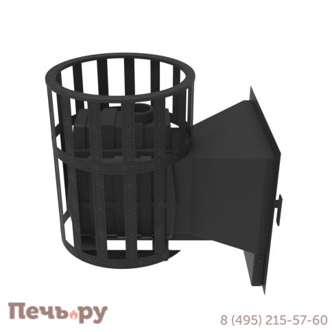 Печь камин Берёзка Воевода Флагман 15 сетчатый кожух фото 4