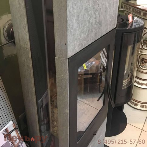 Печь камин Contura 35T:2 чугунная дверца, верхняя панель из талькомагнезита фото 8