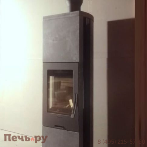 Печь камин Contura 35T:2 чугунная дверца, верхняя панель из талькомагнезита фото 9