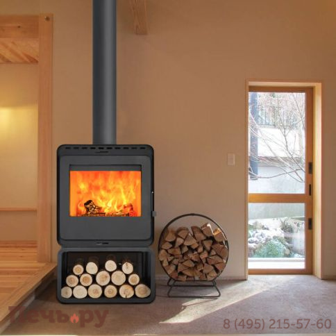 Печь камин Denner Fire Lumen с дровником фото 6