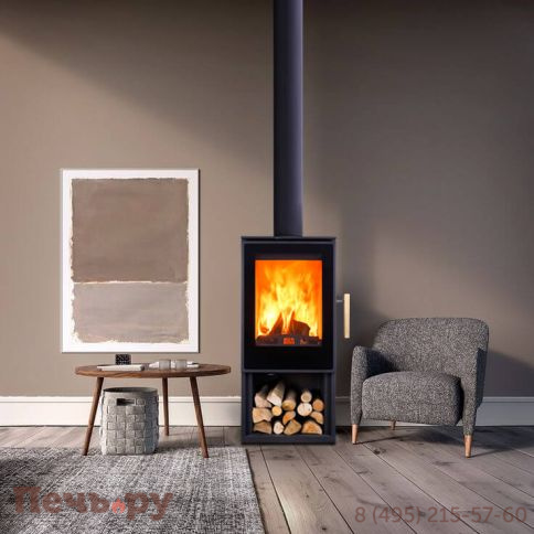 Печь камин Denner Fire Vitra с дровником фото 4