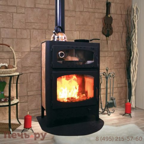 Печь-камин ЭкоКамин Бавария Эко с духовкой и плитой (РК 179) фото 3