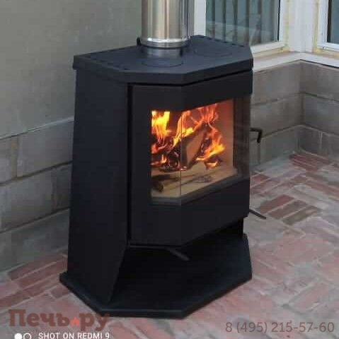 Печь камин ЭкоКамин Бавария Панорама Призма с плитой (РК189) фото 6