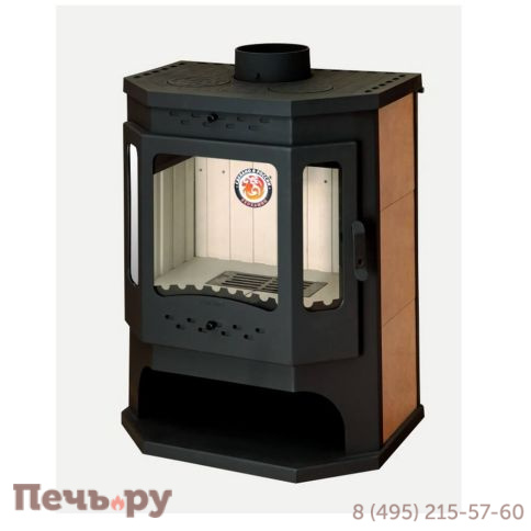 Печь-камин ЭкоКамин Бавария Призматик с плитой (РК 186) фото 3