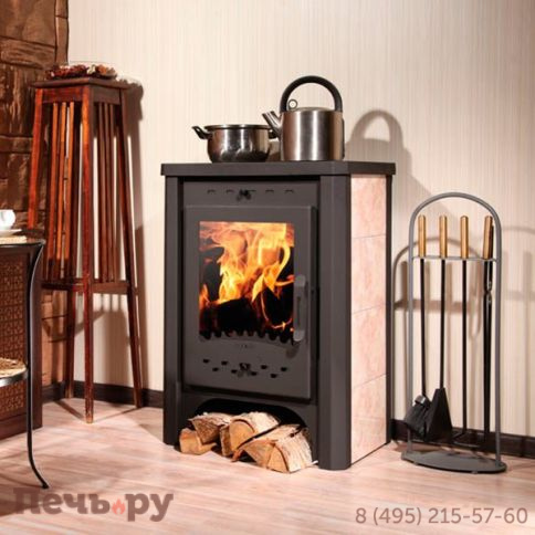 Печь-камин ЭкоКамин Бавария с плитой (РК 007) фото 3