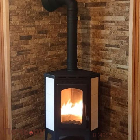 Печь-камин ЭкоКамин Бавария угловая (РК 145) без плиты фото 11