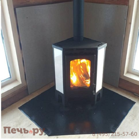 Печь-камин ЭкоКамин Бавария угловая (РК 145) без плиты фото 7