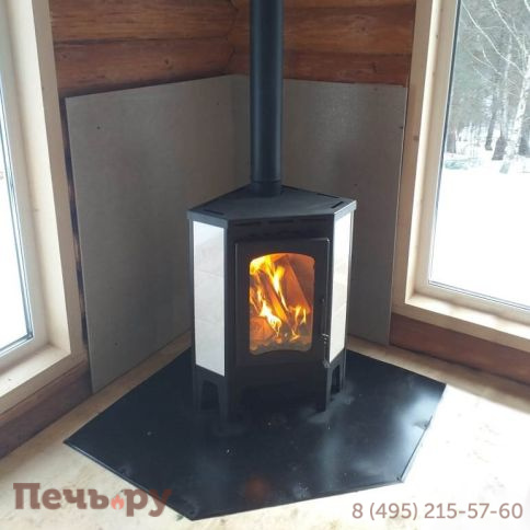 Печь-камин ЭкоКамин Бавария угловая (РК 145) без плиты фото 9