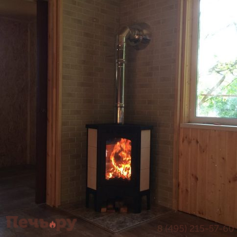 Печь-камин ЭкоКамин Бавария угловая с плитой (РК 123) фото 5