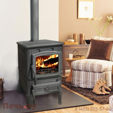 Печь камин FireWay Dacha II с плитой Уцененный фото 3