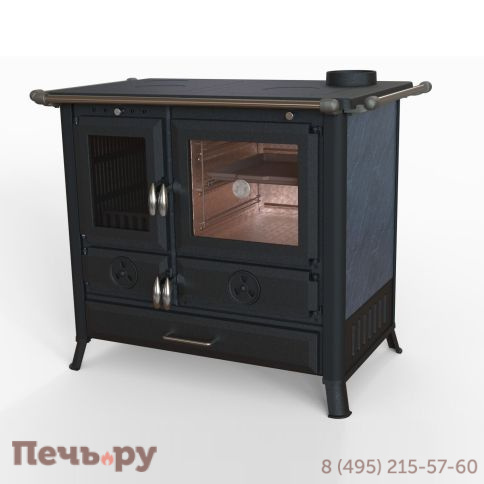 Печь камин FireWay Skif с плитой фото