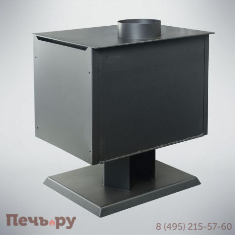 Печь камин Гармония 807 - Н (чёрная) фото 4