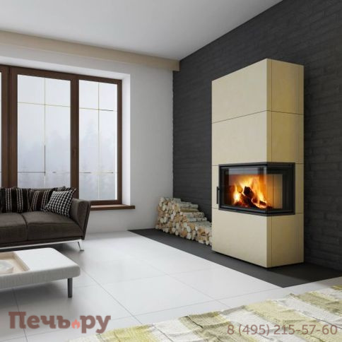 Печь-камин Hein Solid R Akum керамика фото